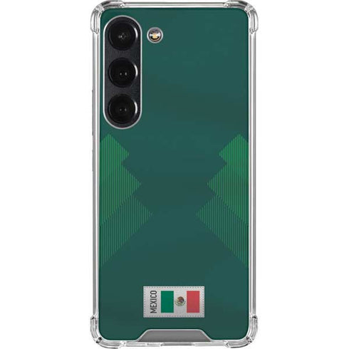 Mexico Soccer Flag Galaxy S23 Clear Case